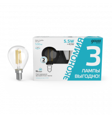 Светодиодная лампочка Gauss Basic Filament 1051126T