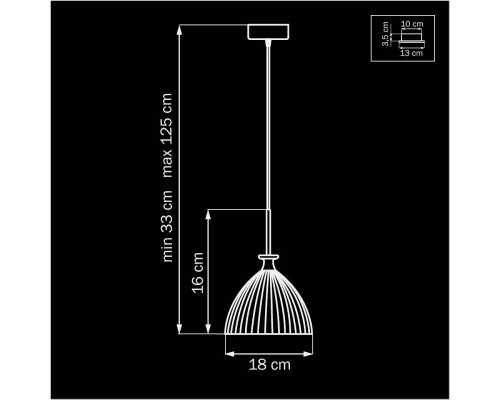 Дополнительное фото Светильник подвесной Lightstar Simple Light 810 810023: Купить в Интернет магазин освещения GCSVET.RU
