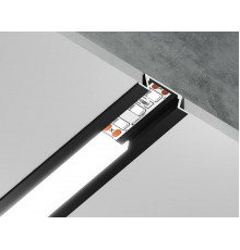 Алюминиевый встраиваемый профиль Ambrella Light Alum Profile GP1001BK