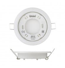Светильник встраиваемый (UL-00005051) Uniel GX53/H2 White 10 Prom