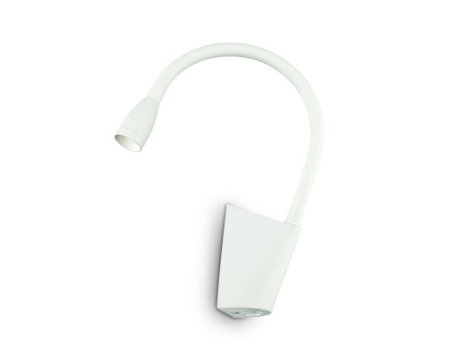 Основное фото Светодиодный Светильник спот Ideal Lux Goose AP1 Bianco 142708: Купить в Интернет магазин освещения GCSVET.RU
