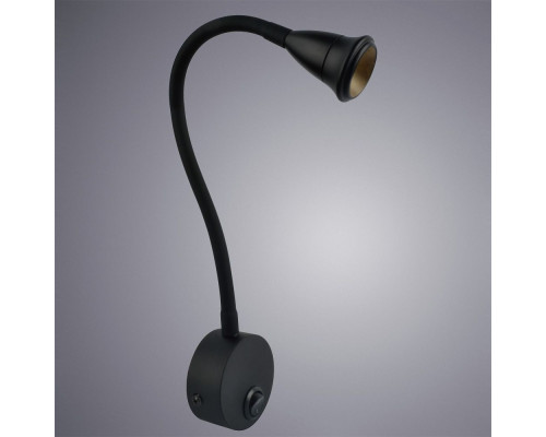 Дополнительное фото Гибкий светильник на стену Arte Lamp A7603AP-1BK: Купить в Интернет магазин освещения GCSVET.RU