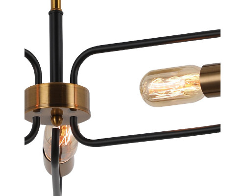 Дополнительное фото Люстра потолочная Illumico IL8253-3COU-79 BK GD: Купить в Интернет магазин освещения GCSVET.RU