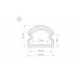 Дополнительное фото Профиль Arlight WPH-LINE-1210R-2000 OPAL 023303: Купить в Интернет магазин освещения GCSVET.RU