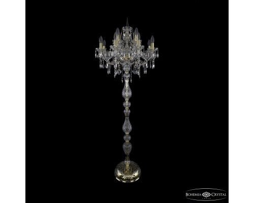 Основное фото Напольный светильник Bohemia Ivele Crystal 1415T1/8+4/200-165 G: Купить в Интернет магазин освещения GCSVET.RU