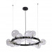 Основное фото Люстра подвесная Crystal Lux Agata SP15 V2 Black/Transparente: Купить в Интернет магазин освещения GCSVET.RU