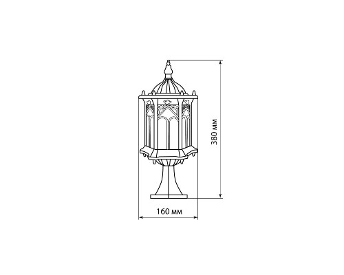 Дополнительное фото Светильник ландшафтный TDM Electric Ампир SQ0330-0088: Купить в Интернет магазин освещения GCSVET.RU