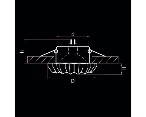 Дополнительное фото Светильник встраиваемый Lightstar Solo Ray 002120: Купить в Интернет магазин освещения GCSVET.RU