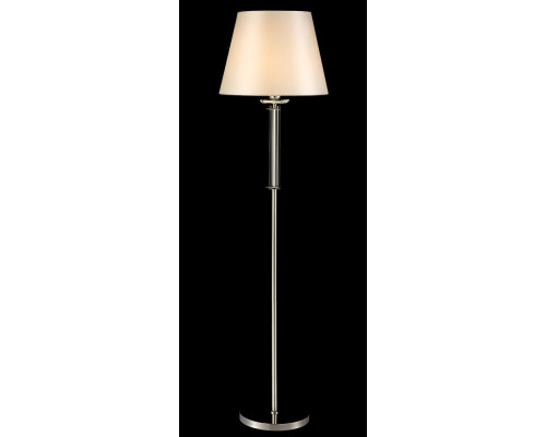 Дополнительное фото Напольный светильник Crystal Lux Nicolas NICOLAS PT1 NICKEL/WHITE: Купить в Интернет магазин освещения GCSVET.RU