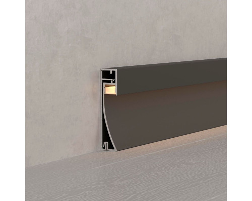 Дополнительное фото Профиль Arlight PLINTUS-H54-2000 BLACK 045433: Купить в Интернет магазин освещения GCSVET.RU