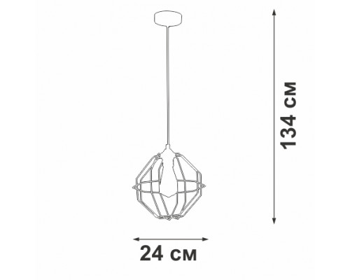 Дополнительное фото Светильник подвесной Vitaluce V2865-1/1S: Купить в Интернет магазин освещения GCSVET.RU