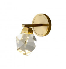 Настенный светильник Delight Collection Crystal rock II 9701W/1 brass