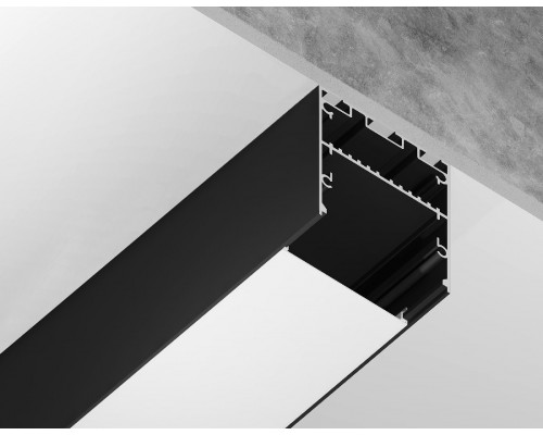 Дополнительное фото Алюминиевый профиль Ambrella Light Profile System GP3050BK: Купить в Интернет магазин освещения GCSVET.RU