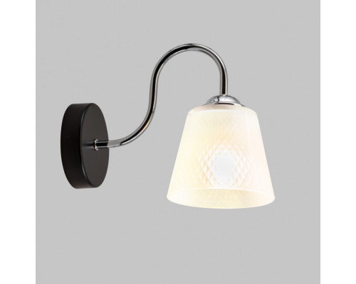 Дополнительное фото Настенный светильник IMEX Notta MD.51941-1-W-BK+СH: Купить в Интернет магазин освещения GCSVET.RU