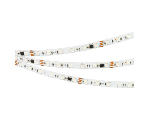 Основное фото Лента светодиодная Arlight SPI-B60-10mm 24V RGB-PX6-RAM (15 W/m, IP20, 5060, 5m) 033447: Купить в Интернет магазин освещения GCSVET.RU
