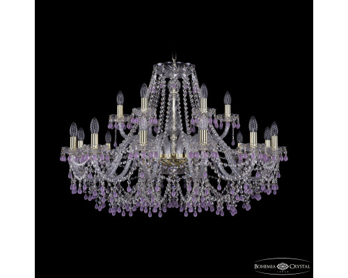 Основное фото Люстра подвесная Bohemia Ivele Crystal 1410/12+6/360 G V7010: Купить в Интернет магазин освещения GCSVET.RU