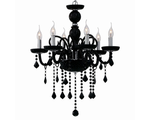 Основное фото Люстра подвесная Ideal Lux Giudecca SP6 Nero 032504: Купить в Интернет магазин освещения GCSVET.RU