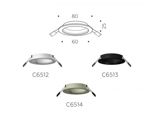 Дополнительное фото Основание светильника Ambrella Light DIY Spot C6513: Купить в Интернет магазин освещения GCSVET.RU