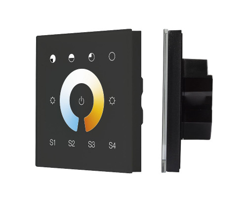 Основное фото Сенсорная панель Arlight DALI-901-11-1G-4SC-MIX-DT8-IN Black BUS/230V 037195: Купить в Интернет магазин освещения GCSVET.RU