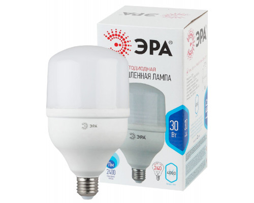 Основное фото Светодиодная лампочка Эра LED POWER 30W-4000-E27 Б0027003: Купить в Интернет магазин освещения GCSVET.RU