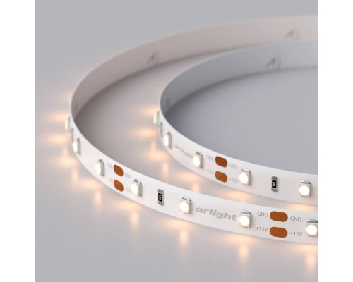 Основное фото Лента светодиодная Arlight RT-A60-8mm 12V Warm2700 (4.8 W/m, IP20, 2835, 5m) 010597(2): Купить в Интернет магазин освещения GCSVET.RU