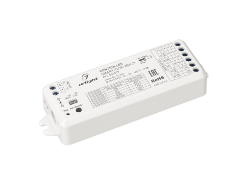 Основное фото Контроллер Arlight Smart-Tuya-Multi (12-24V, 5x3A, RGB-Mix, 2.4G) 031679: Купить в Интернет магазин освещения GCSVET.RU