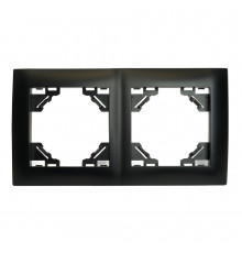 Рамка двухместная Stekker PFR00-9012-03 Эрна Элегант 49662