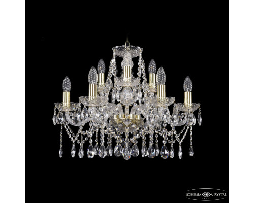 Основное фото Люстра подвесная Bohemia Ivele Crystal 1413/6+3/200 G: Купить в Интернет магазин освещения GCSVET.RU