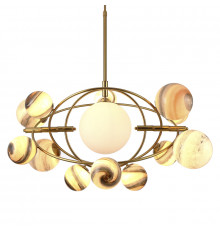 Люстра подвесная Delight Collection Planet KG1122P-13B brass