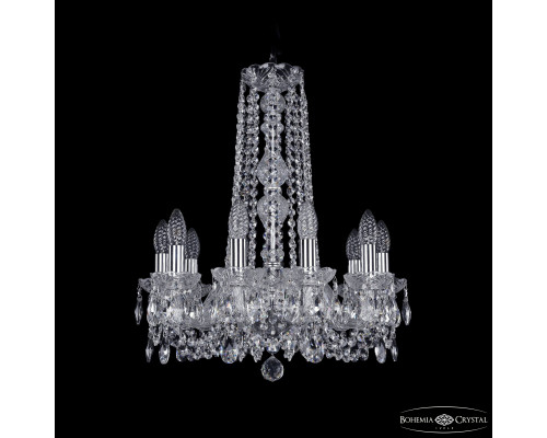 Основное фото Люстра подвесная Bohemia Ivele Crystal 1402/10/160/h-59 Ni: Купить в Интернет магазин освещения GCSVET.RU