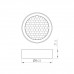 Дополнительное фото Фильтр сетчатый с посадочным кольцом Arlight LGD-HONEYCOMB-RING-R85 (BK) 046764: Купить в Интернет магазин освещения GCSVET.RU