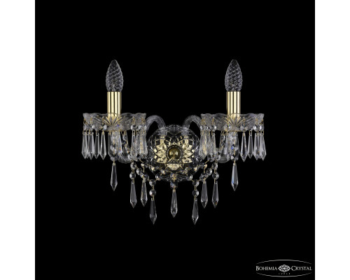 Основное фото Настенный светильник Bohemia Ivele Crystal 1403B/2/160/XL G: Купить в Интернет магазин освещения GCSVET.RU
