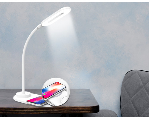 Дополнительное фото Лампа настольная с беспроводной зарядкой Ambrella Light Desk DE588: Купить в Интернет магазин освещения GCSVET.RU