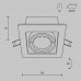 Дополнительное фото Светильник встраиваемый Maytoni Metal DL008-2-01-B: Купить в Интернет магазин освещения GCSVET.RU