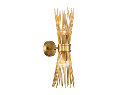 Основное фото Настенный светильник Delight Collection Romeo KM1239W-2 brass: Купить в Интернет магазин освещения GCSVET.RU