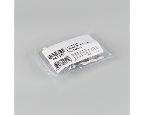 Дополнительное фото Коннектор Arlight HIP-MONO-8mm-2pin-STW-HD 042070: Купить в Интернет магазин освещения GCSVET.RU