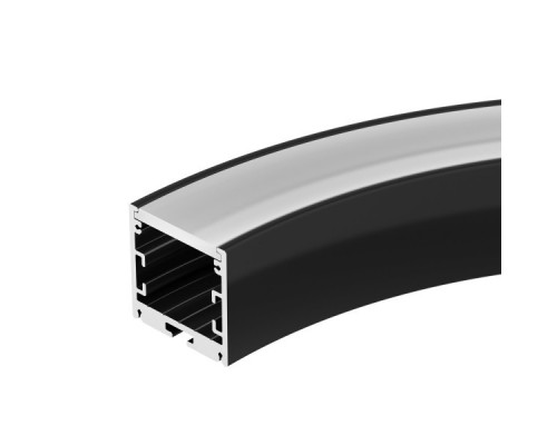 Основное фото Алюминиевый профиль Arlight SL-ARC-3535-D320-A90 Black (дуга 1 из 4) 032676: Купить в Интернет магазин освещения GCSVET.RU