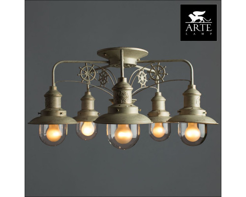 Дополнительное фото Люстра потолочная Arte Lamp Sailor A4524PL-5WG: Купить в Интернет магазин освещения GCSVET.RU