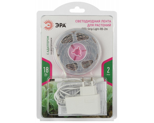 Дополнительное фото Лента светодиодная для растений Эра 18Вт 1400K 2м IP65 FITO-Strip Light-RB-2m красно-синего спектра Б0057282: Купить в Интернет магазин освещения GCSVET.RU