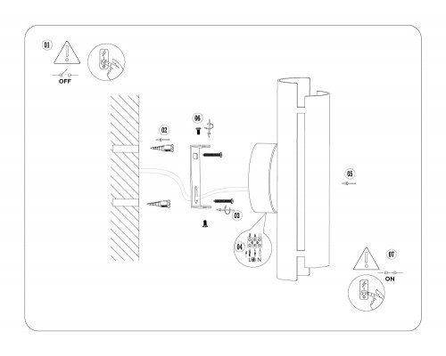 Дополнительное фото Светильник настенный Ambrella Light Techno family TN71332: Купить в Интернет магазин освещения GCSVET.RU