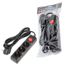 Удлинитель бытовой Uniel Ultra S-GCU3-3B BLACK UL-00010017