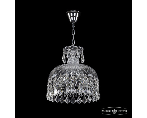 Основное фото Люстра подвесная Bohemia Ivele Crystal 14781/30 Ni Leafs: Купить в Интернет магазин освещения GCSVET.RU