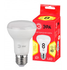 Светодиодная лампочка Эра LED R63-8W-827-E27 R Б0050701