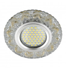 Светильник встраиваемый Fametto Luciole DLS-L146 Gu5.3 Glassy/Gold