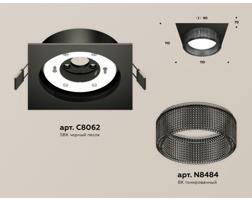 Дополнительное фото Светильник встраиваемый Ambrella Light Techno Spot XC8062031 (C8062, N8484): Купить в Интернет магазин освещения GCSVET.RU