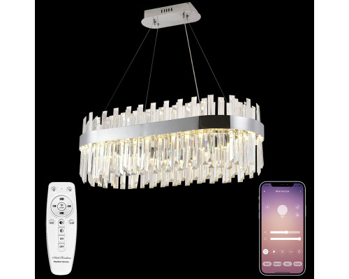 Основное фото Люстра подвесная Natali Kovaltseva Riveria LED LAMPS 81275: Купить в Интернет магазин освещения GCSVET.RU