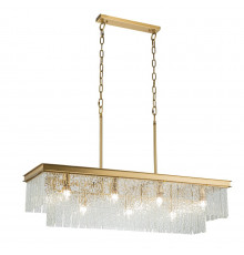 Люстра подвесная Belfast Harland 6308-10C BR CL