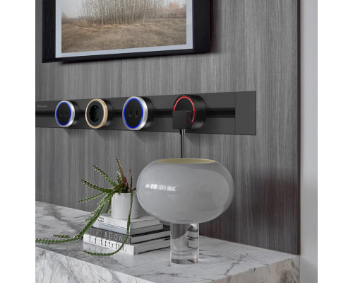 Дополнительное фото Трековая розетка Arte Milano Am-track-sockets 380011TS/ES Black: Купить в Интернет магазин освещения GCSVET.RU