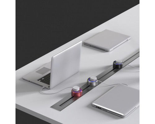 Дополнительное фото Трековая розетка Arte Milano Am-track-sockets 380011TS/ES Black: Купить в Интернет магазин освещения GCSVET.RU