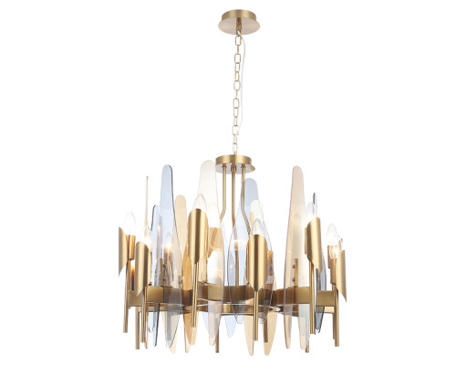 Дополнительное фото Люстра подвесная Crystal Lux CASA SP-PL12 BRASS: Купить в Интернет магазин освещения GCSVET.RU